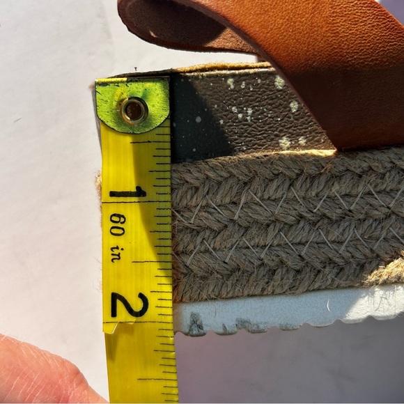 Patrizia by Spring Step Raenae Camel Women's Platform Ankle Strap Sandals Size 9 - Picture 7 of 11